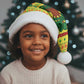 Senegal Christmas Santa Hat Baobab Tree and National Coat of Arms Motif - African Pride