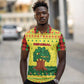 Senegal Christmas Polo Shirt Baobab Tree and National Coat of Arms Motif - African Pride