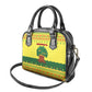 Senegal Christmas Shoulder Handbag Baobab Tree and National Coat of Arms Motif - African Pride