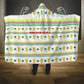 Senegal Christmas Hooded Blanket Golden Lion and Festive Stars Motif - African Pride