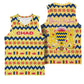 Chad Christmas Basketball Jersey National Coat of Arms, and Festive Motif TS04