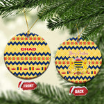Chad Christmas Ceramic Ornament National Coat of Arms, and Festive Motif - African Pride