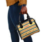 Chad Christmas Shoulder Handbag National Coat of Arms, and Festive Motif - African Pride