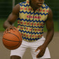 Chad Christmas Sleeveless Zip Hoodie National Coat of Arms, and Festive Motif - African Pride