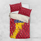 Chad Christmas Bedding Set National Coat of Arms and Snowflake Accents - African Pride