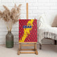 Chad Christmas Canvas Wall Art National Coat of Arms and Snowflake Accents - African Pride