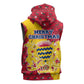 Chad Christmas Sleeveless Hoodie National Coat of Arms and Snowflake Accents - African Pride