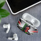 Kenya Jamhuri Day AirPods Case Kenyan Flag Raised Fist Maasai Spear Landscape