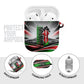 Kenya Jamhuri Day AirPods Case Kenyan Flag Raised Fist Maasai Spear Landscape