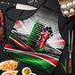 Kenya Jamhuri Day Apron Kenyan Flag Raised Fist Maasai Spear Landscape