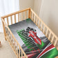 Kenya Jamhuri Day Baby Bed Cover Kenyan Flag Raised Fist Maasai Spear Landscape