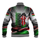 Kenya Jamhuri Day Baseball Jacket Kenyan Flag Raised Fist Maasai Spear Landscape