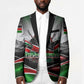 Kenya Jamhuri Day Blazer Kenyan Flag Raised Fist Maasai Spear Landscape