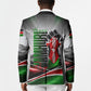Kenya Jamhuri Day Blazer Kenyan Flag Raised Fist Maasai Spear Landscape