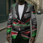 Kenya Jamhuri Day Blazer Kenyan Flag Raised Fist Maasai Spear Landscape