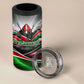 Kenya Jamhuri Day 4 in 1 Can Cooler Tumbler Kenyan Flag Raised Fist Maasai Spear Landscape