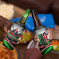 Kenya Jamhuri Day 4 in 1 Can Cooler Tumbler Kenyan Flag Raised Fist Maasai Spear Landscape