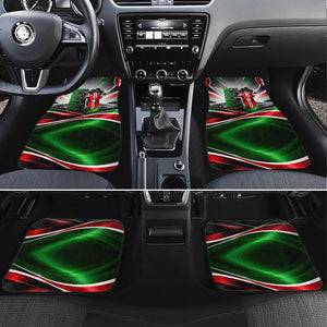 Kenya Jamhuri Day Car Mats Kenyan Flag Raised Fist Maasai Spear Landscape