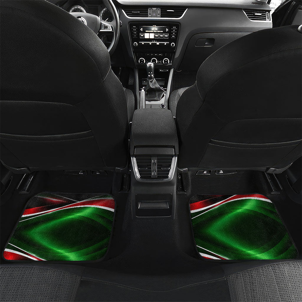 Kenya Jamhuri Day Car Mats Kenyan Flag Raised Fist Maasai Spear Landscape