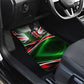 Kenya Jamhuri Day Car Mats Kenyan Flag Raised Fist Maasai Spear Landscape
