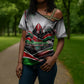 Kenya Jamhuri Day Cross Shoulder Shirt Kenyan Flag Raised Fist Maasai Spear Landscape