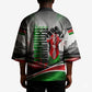 Kenya Jamhuri Day Kimono Kenyan Flag Raised Fist Maasai Spear Landscape