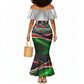 Kenya Jamhuri Day Mermaid Dress Kenyan Flag Raised Fist Maasai Spear Landscape