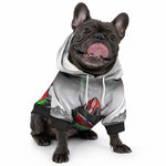 Kenya Jamhuri Day Pet Hoodie Kenyan Flag Raised Fist Maasai Spear Landscape