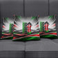 Kenya Jamhuri Day Pillow Cover Kenyan Flag Raised Fist Maasai Spear Landscape