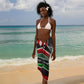Kenya Jamhuri Day Sarong Kenyan Flag Raised Fist Maasai Spear Landscape
