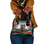 Kenya Jamhuri Day Shoulder Handbag Kenyan Flag Raised Fist Maasai Spear Landscape