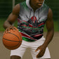 Kenya Jamhuri Day Sleeveless Zip Hoodie Kenyan Flag Raised Fist Maasai Spear Landscape