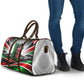 Kenya Jamhuri Day Travel Bag Kenyan Flag Raised Fist Maasai Spear Landscape