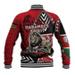 Kenya Jamhuri Day Baseball Jacket Harambee Spirit Lion Flag Tribal