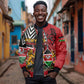 Kenya Jamhuri Day Bomber Jacket Harambee Spirit Lion Flag Tribal