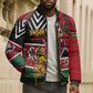 Kenya Jamhuri Day Bomber Puffer Jacket Harambee Spirit Lion Flag Tribal