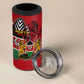 Kenya Jamhuri Day 4 in 1 Can Cooler Tumbler Harambee Spirit Lion Flag Tribal