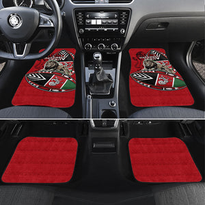 Kenya Jamhuri Day Car Mats Harambee Spirit Lion Flag Tribal