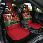 Kenya Jamhuri Day Car Seat Cover Harambee Spirit Lion Flag Tribal