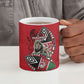 Kenya Jamhuri Day Ceramic Mug Harambee Spirit Lion Flag Tribal