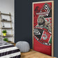 Kenya Jamhuri Day Door Cover Harambee Spirit Lion Flag Tribal