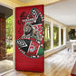 Kenya Jamhuri Day Door Cover Harambee Spirit Lion Flag Tribal