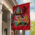 Kenya Jamhuri Day Garden Flag Harambee Spirit Lion Flag Tribal
