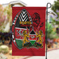 Kenya Jamhuri Day Garden Flag Harambee Spirit Lion Flag Tribal