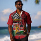 Kenya Jamhuri Day Hawaiian Shirt Harambee Spirit Lion Flag Tribal