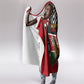 Kenya Jamhuri Day Hooded Blanket Harambee Spirit Lion Flag Tribal