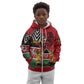 Kenya Jamhuri Day Kid Hoodie Harambee Spirit Lion Flag Tribal