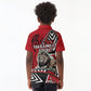 Kenya Jamhuri Day Kid Polo Shirt Harambee Spirit Lion Flag Tribal