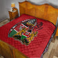 Kenya Jamhuri Day Quilt Harambee Spirit Lion Flag Tribal