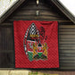 Kenya Jamhuri Day Quilt Harambee Spirit Lion Flag Tribal